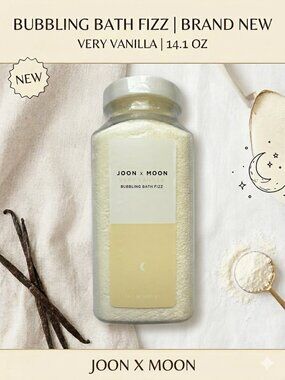 Joon x Moon Very Vanilla Bubbling Bath Fizz 14.1 Oz